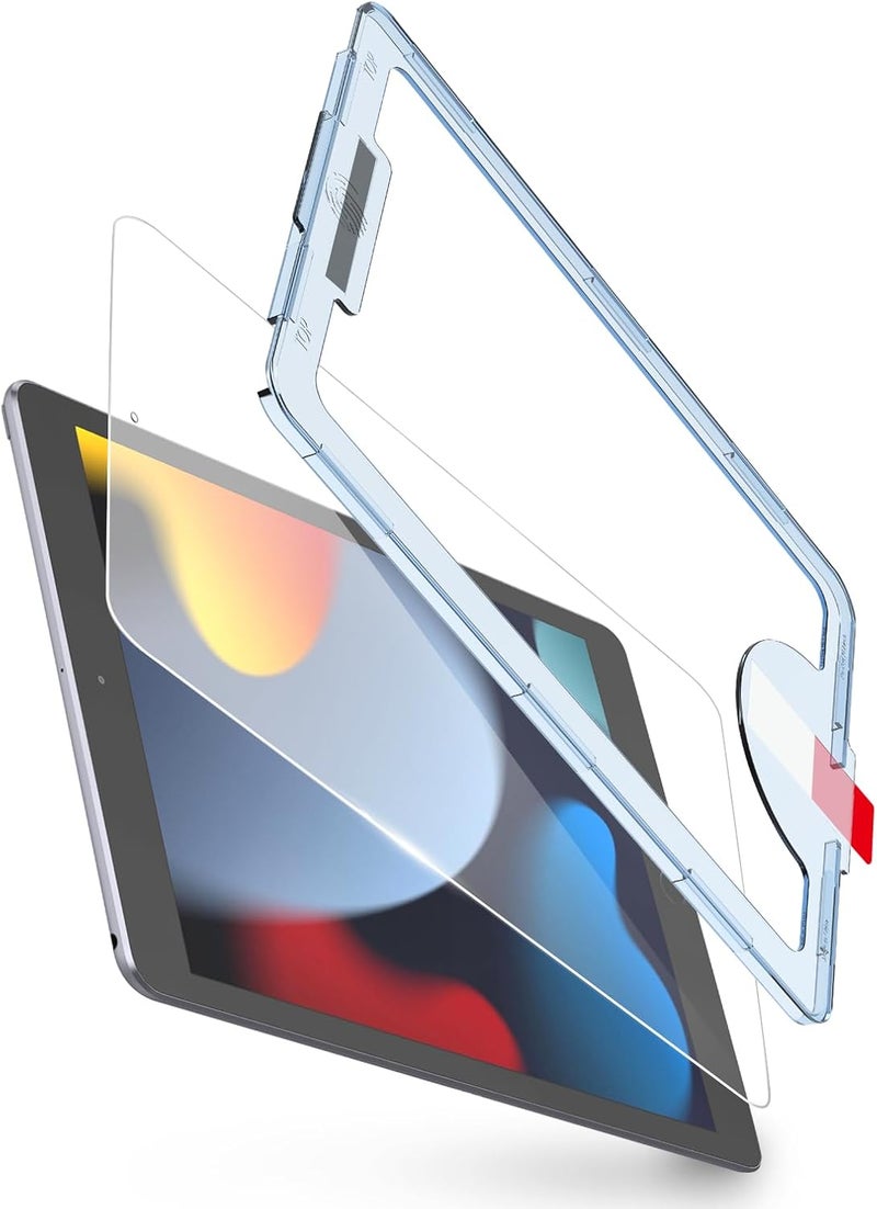 bersem Screen Protector Compatible with iPad 9th/8th/7th 10.2 Inch (2021&2020&2019 Models) Tempered Glass, Ultra Clear, Anti-Scratch, Case Friendly, EZ Kit, 1 Pack - Image 1